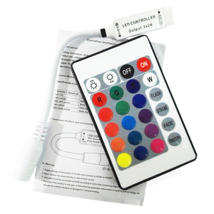 24 keys LED-Controller RGB Ir-fernbedienung DC12V Mit Mini empfänger Led-treiber Dimmer Fit für 5050/3528 RGB Led-streifen licht