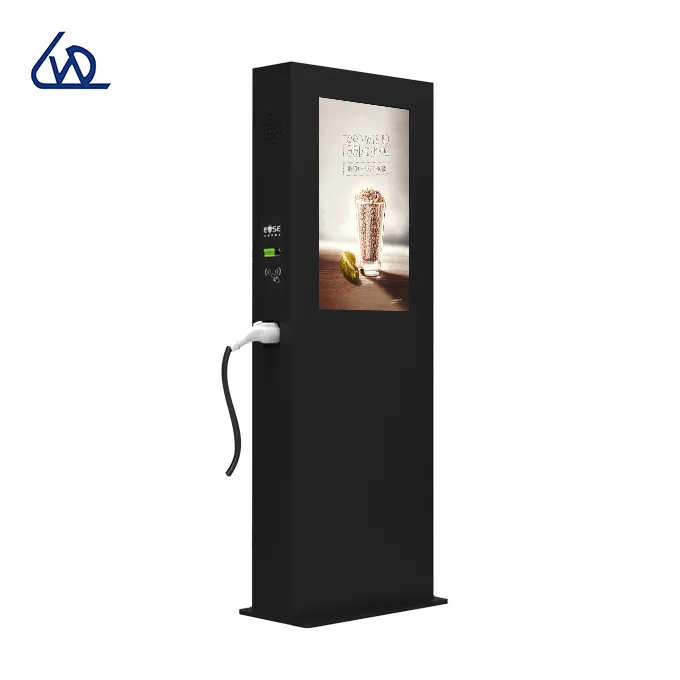 Quảng Cáo Công Cộng Và Điện Thoại Di Động Trạm Sạc Kiosk Hiển Thị Ngoài Trời Với Wifi 4G 5G Và LCD Digital Signage