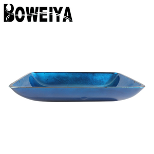畅销产品浴室柜顶部长方形玻璃盆 - Product Image 4
