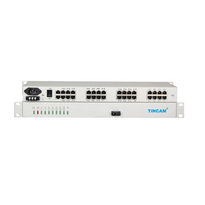 TiNCAM FXO/FXS over Fiber PCM30電話マルチプレクサ光伝送デバイス音声マルチプレクサ - Product Image 1