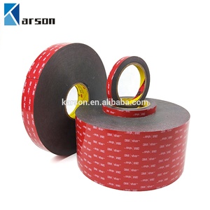 High Sticky Acrylic Adhesive V HB 3M Double Sided Tape 5952 Black, 1.1mm Thick