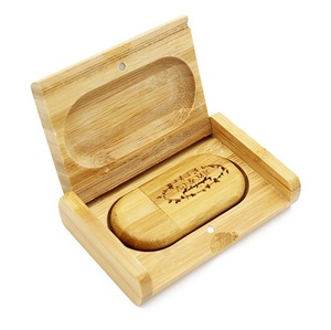Оптовая продажа, самый дешевый деревянный USB-ключ, флеш-накопитель, подарок, деревянный USB 3,0 U-диск, карта памяти с коробкой - Product Image 3