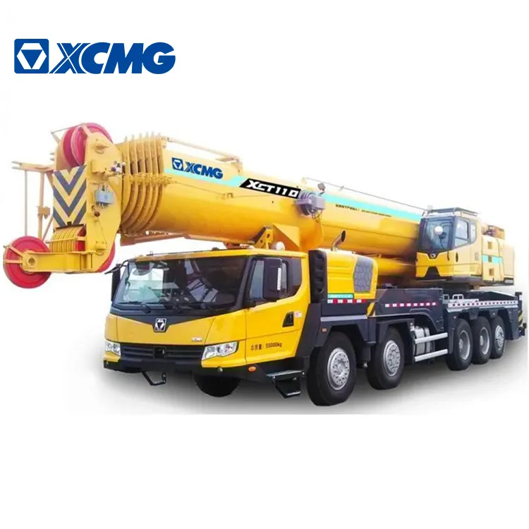 XCMG Oficial XCT110 Usado Caminhão Guindaste 110 ton Chinês segunda mão construção guindaste para venda