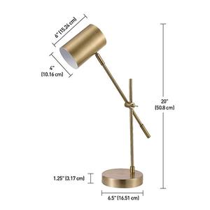 ที่มีคุณภาพสูงที่เรียบง่ายนำโคมไฟตารางหรูหราทั้งหมดโลหะทองตกแต่ง - Product Image 2