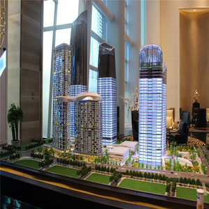 Bright colour Led lighting sand table <strong>3d</strong> miniature <strong>architecture</strong> <strong>models</strong> <strong>rendering</strong> - Product Image 1