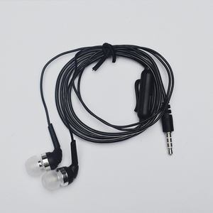 גביש חוט 3.5mm ישר לחבר אוזן מגה בס מחשב טלפון נייד שימוש אוזניות עם מיקרופון