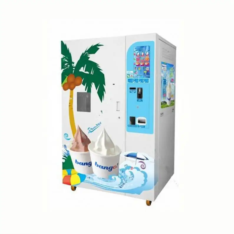 China Manufacturer Soft Making Maker Used Ice Cream Vending Machine For Wholesales