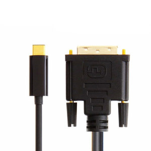 USB 3.1 C型DVI RCA适配器电缆4k分辨率音频/视频监视器电缆6英尺黑色聚氯乙烯护套氧气功能3m长 - Product Image 2
