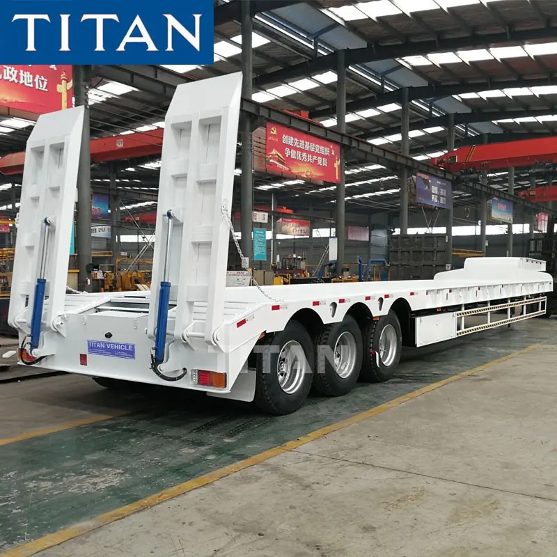 TITAN equipo pesado de transporte yate remolque hidráulico semi remolque de barco para la venta