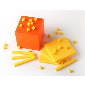 Öğrenme araçları plastik ondalık tabanı 10 yapı taşları oyuncak yavru matematik çocuklar için - Product Image 1