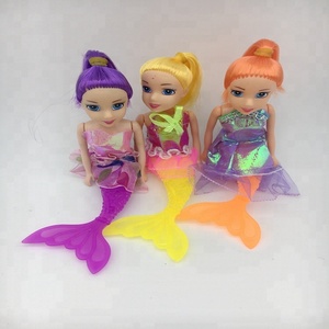 2018 Hot Sale Fashion Popular <strong>ariel</strong> Doll Plastic Girls' <strong>Gift</strong> Toys 7 INCH 18 cm Vinyl Baby Doll Toys Wholesale - Product Image 2