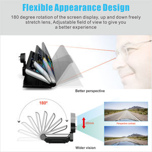 Android 5.1 触摸屏后视镜监视器双镜头 Wifi Dashcam GPS 导航车录像机 4g 车 DVR - Product Image 6