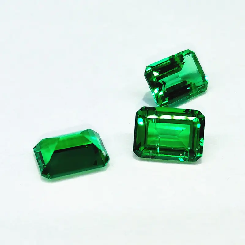 Sintetico smeraldo prezzo per carato idrotermale colombiano smeraldo per la vendita