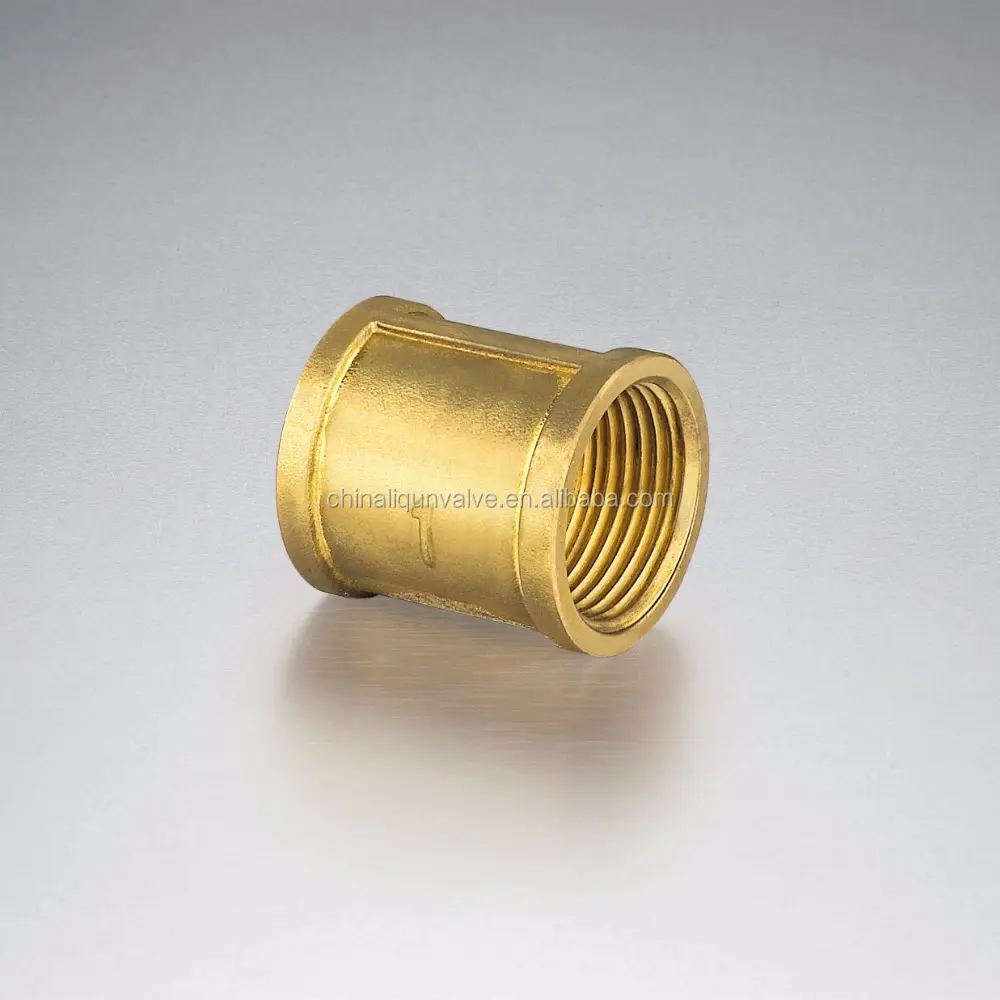 Thicken NPT Female thread straight brass joint special gas pipe CNG nipple brass water heating fittings