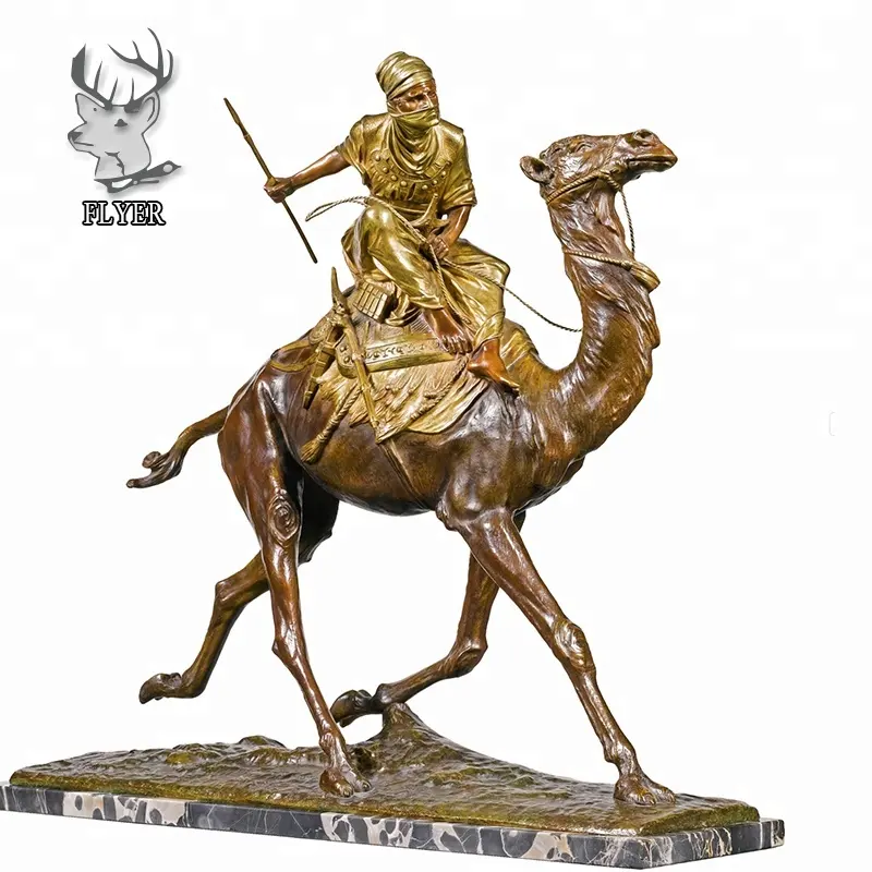 تمثال جمل برونزي عتيق بالحجم الطبيعي لأفريقيا تمثال حيوان للبيع