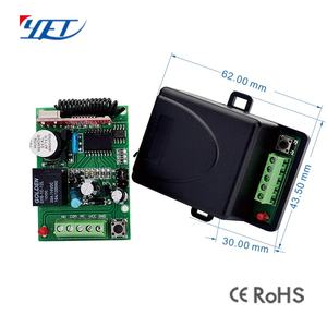 433MHz Drahtloser Fernbedienung schalter DC 12V 24V 1ch Relais-Empfänger modul - Product Image 4