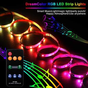 SP106E ไร้สาย RF เมจิกสี SPI WS2811เพลงควบคุมสำหรับสีเต็มรูปแบบแอดเดรสพิกเซล LED - Product Image 6
