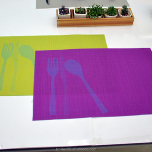 Stock Promotion Cheap Eco-Friendly Plastic Place <strong>Mat</strong> for Restaurant ,<strong>Rectangle</strong> PVC <strong>Table</strong> Heated Placemats Multicolor Choice - Product Image 2