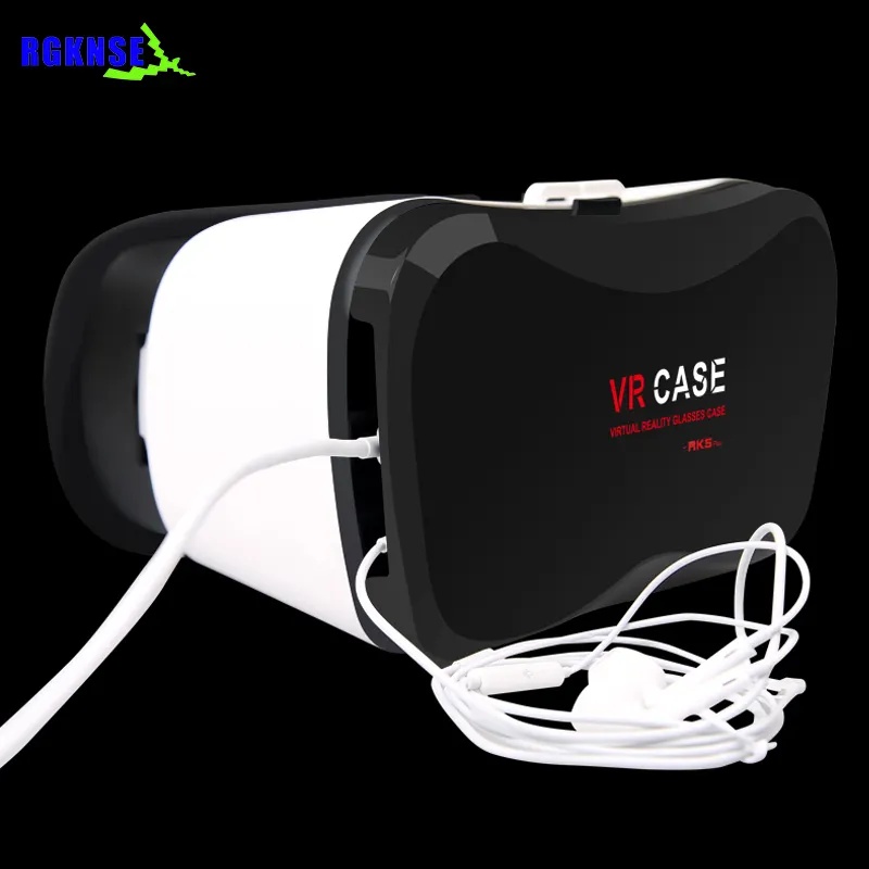 VR Case 5 Plus cardboard vr glass Virtual Reality 3D Glasses with wireless Remote/Gamepad Home Theatre 3D Video