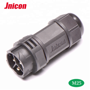 Jnicon M253ピン<span class=keywords><strong>4</strong></span>ピンIP68防水パワーライトLEDネジ分配端子台コネクタ
