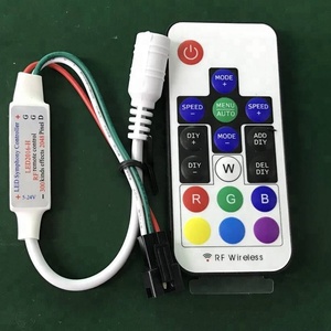 Светодиодный мини-пульт дистанционного управления dream color IC rgb LED контроллер led light rgb led rf контроллер - Product Image 4