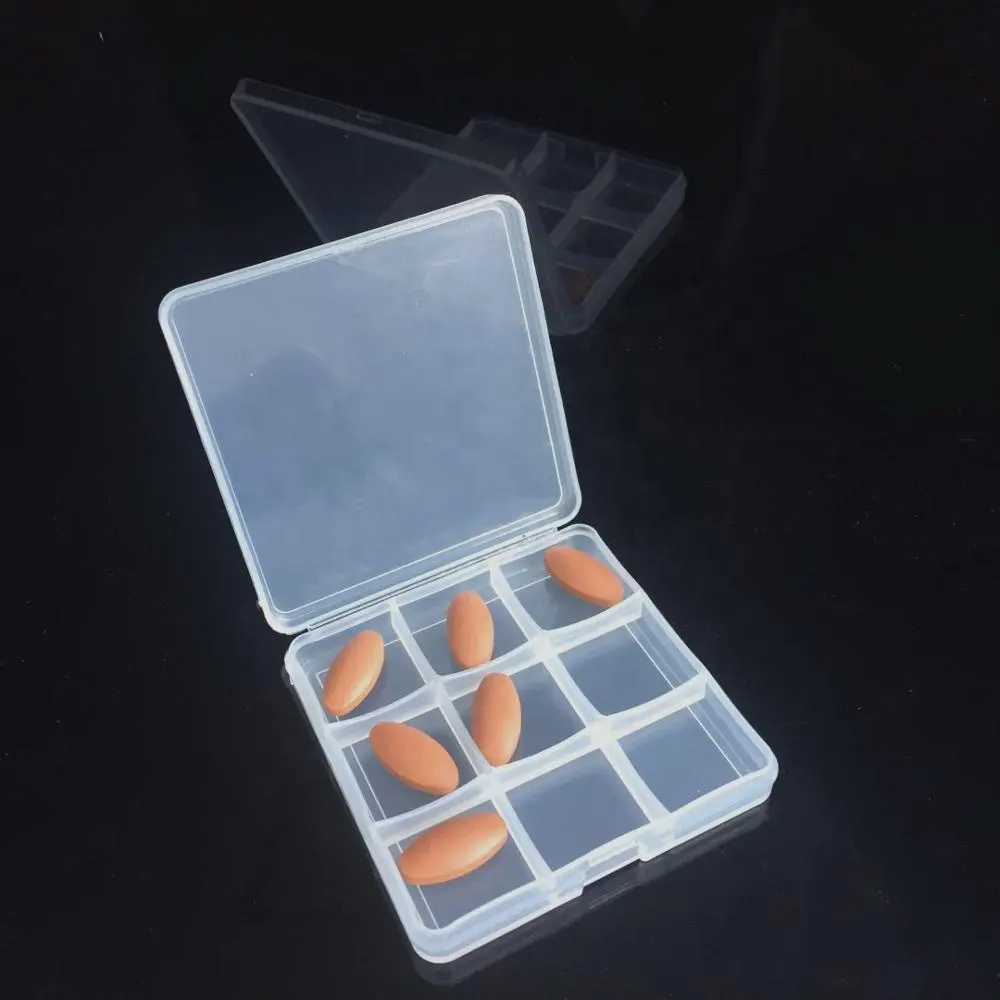 Grosir Desain Baru Kotak Pil Plastik Bening