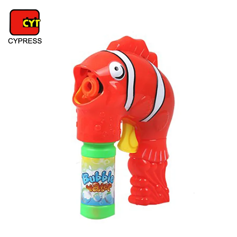 Cool jouets fabricants mignon pistolet à bulles de poisson pour les enfants