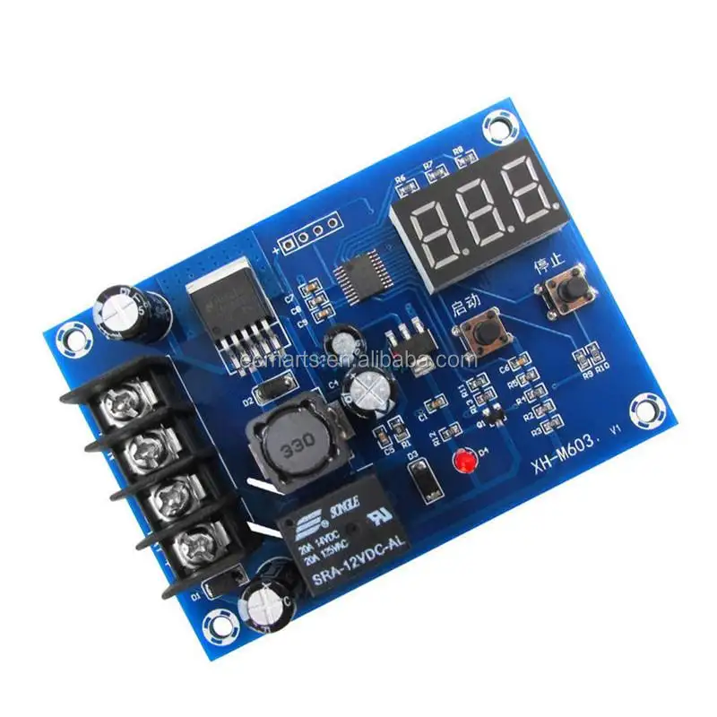 XH-M603 di Ricarica Modulo di Controllo 12-24V Batteria Al Litio di Stoccaggio del Caricatore Interruttore di Controllo Bordo di Protezione Con Display A LED