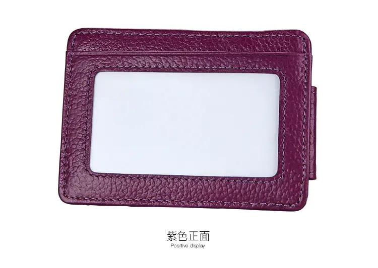 Simple Style 6 Color Available RFID Blocking Wallet Minimali