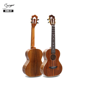 Ukulele יצרן סיטונאי מוצק KOA 27 אינץ <span class=keywords><strong>UKE</strong></span> מבריק טנור Ukulele