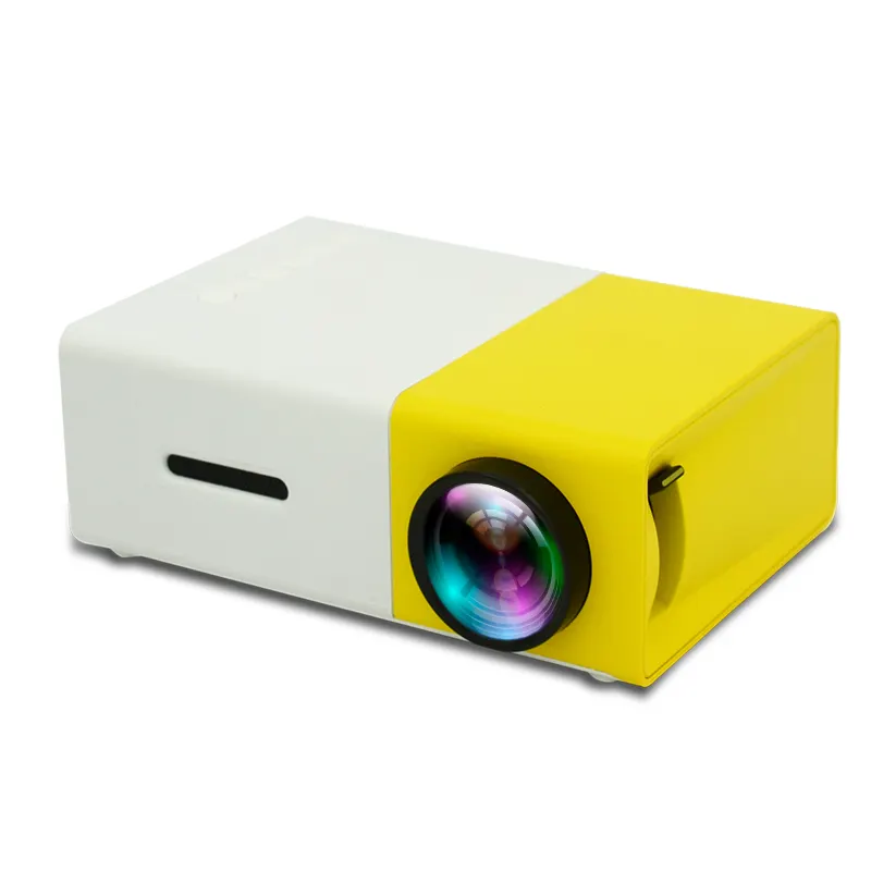 YG300 HD โรงภาพยนตร์ USB Beamer YG300มัลติมีเดียราคาถูก Proyector เกมมินิแบบพกพาบ้าน LED กระเป๋าโปรเจคเตอร์