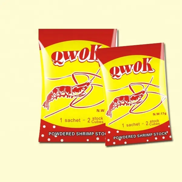 Qwok Mix Gewürz würfel 17g Halal Shrimp Bouillon Pulver