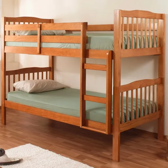Modern Solid Pine Folding Adult pine wooden bunk bed/double bunk bed/triple bunk bed/