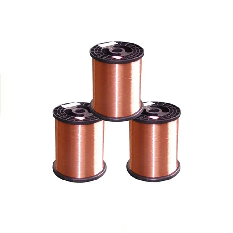 Alambre de Aluminio revestido de cobre esmaltado de 6mm, de alta calidad, fabricante, para bobinado