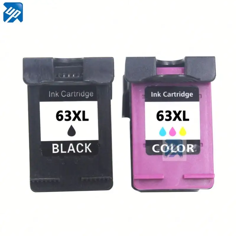 Mejor oferta cartucho de tinta para 1110/2130/2131/3632/4520 impresora cartuchos de tinta para hp 63XL cartuchos de tinta