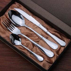 Most Sold Japan <strong>Cheap</strong> <strong>Bulk</strong> Stainless Steel Silver Spoon &amp; Fork Cutlery Sets - Product Image 5