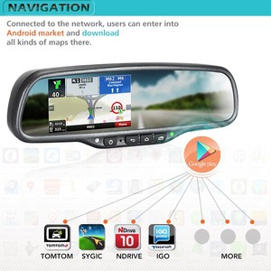 <strong>Android</strong> Car Multimedia System,hd Dvr Watch Driver <strong>Download</strong> with 5.0 Inch <strong>Android</strong> <strong>Gps</strong> Navigation Rearview Mirror