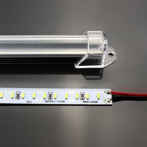 12VハードLEDストリップアルミニウムバーライトSMD4014LEDストリップライト50cm72ledsコールドホワイト、ウォームホワイト - Product Image 4