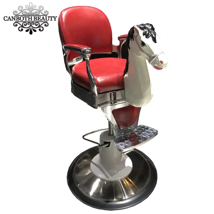 Silla de peluquero Vintage para niños, silla de peluquero clásica para niños, CB-BC016