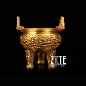 Çin ding kaliteli bronz heykel