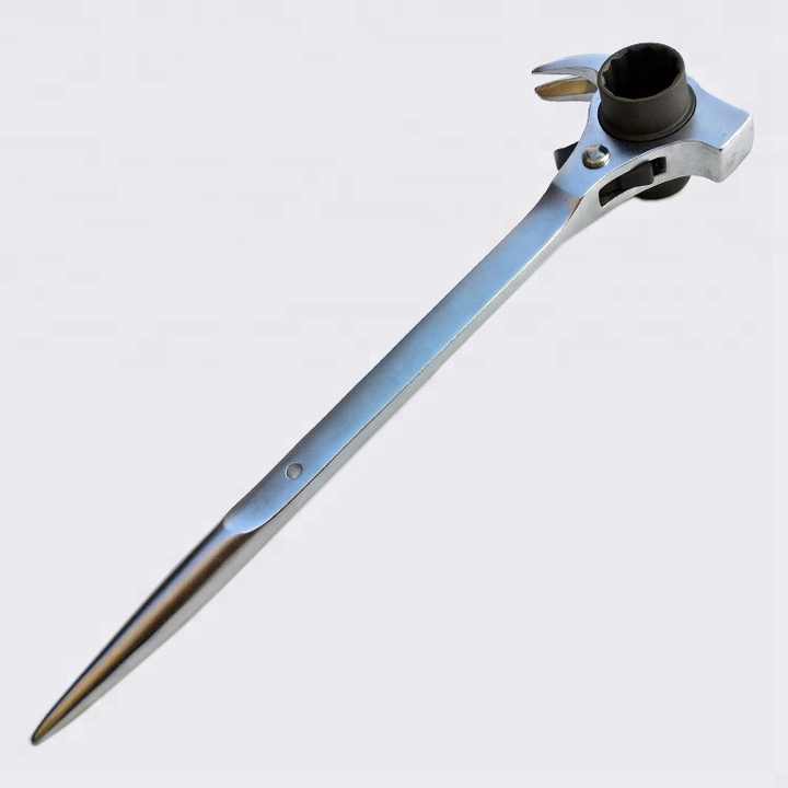 Drop Forged Multifunction Claw Hammer Ratchet Spud Wrench