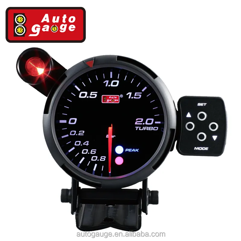 80 mm LED Light Boost Gauge Turbo Meter