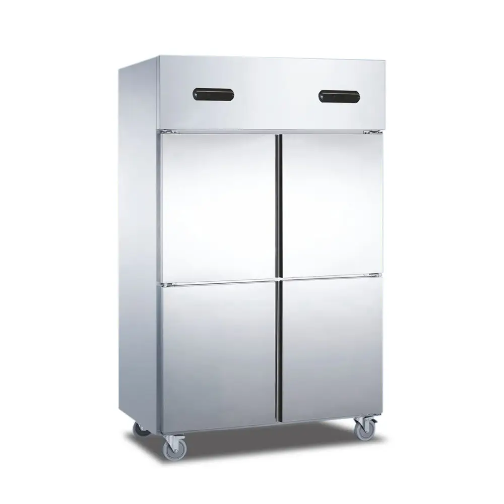 Verde y salud refrigeración doble puerta cocina refrigerador/congelador de fábrica del OEM