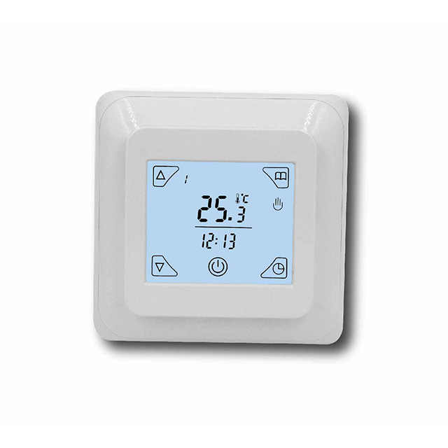 Wuhu Jiahong ระบบทำความร้อนในร่ม,หน้าจอสีระบบสัมผัสอิเล็กทรอนิกส์จอ Lcd ดิจิตอลเทอร์โม