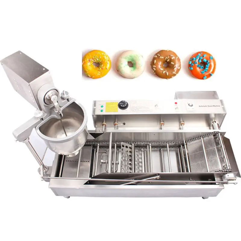 Automatic Industrial Donut Machine Donut Fryer Donut Making Forming Frying Machine Price