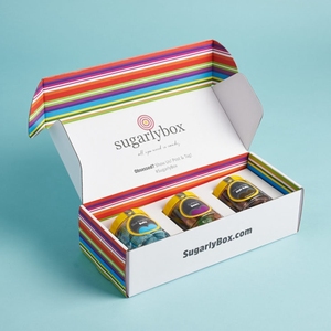 Yilucai Một Thuê Bao Hàng Tháng Sugarly Hộp Kẹo & Sôcôla 3 Gói Vận Chuyển Có Thể Tái Chế Chấp Nhận Matt Cán - Product Image 1