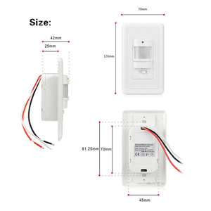 Casa inteligente Sensor de movimiento PIR interruptor/Control Remoto IR Sensor de movimiento de interruptor de la luz - Product Image 3