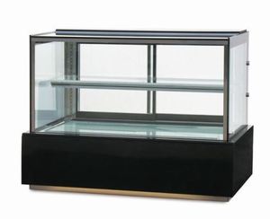 Bán Hot Mini Bakery <span class=keywords><strong>Acrilic</strong></span> Bánh Hộp Cơ Sở Tủ Lạnh Tủ Lạnh Trưng Bày Với Vòng Tròn Đen Trường Hợp Quầy - Product Image 4