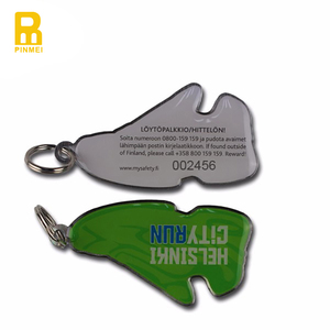 ขายร้อน Barcode Key Tags/คีย์/พวงกุญแจเช่น VIP การ์ดคลับ GYM สมาชิก ID แท็ก QR รหัส Serial Number: - Product Image 6