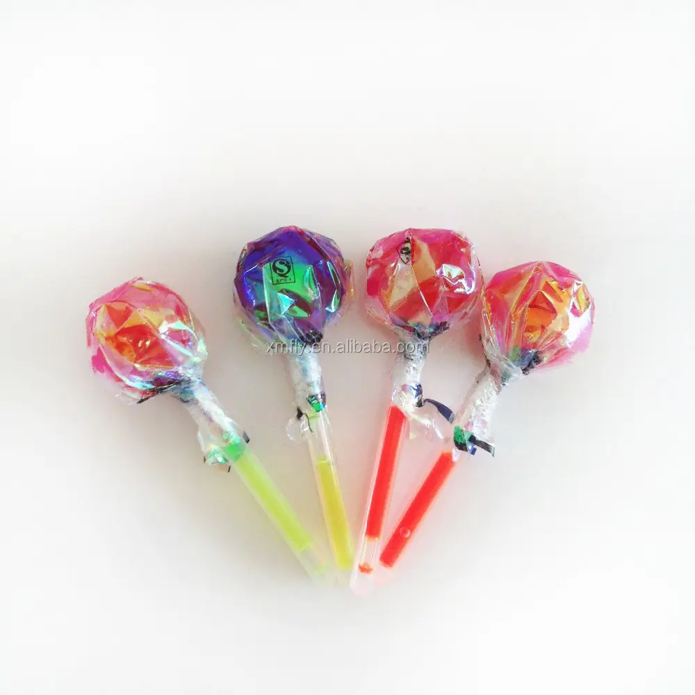 Fancy Lollysuikergoed Met Glow Stick/Diverse Flavour Fluorescerende Lolly